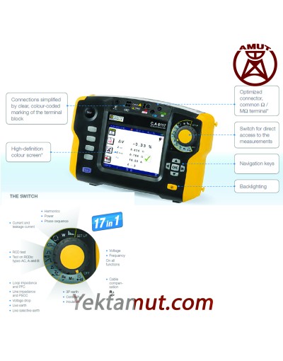مولتی فانکشن تستر 17 کاره مدل CA6117 چاوین آرنوکس مولتی فانکشن تستر 17 کاره مدل CA6117 چاوین آرنوکس