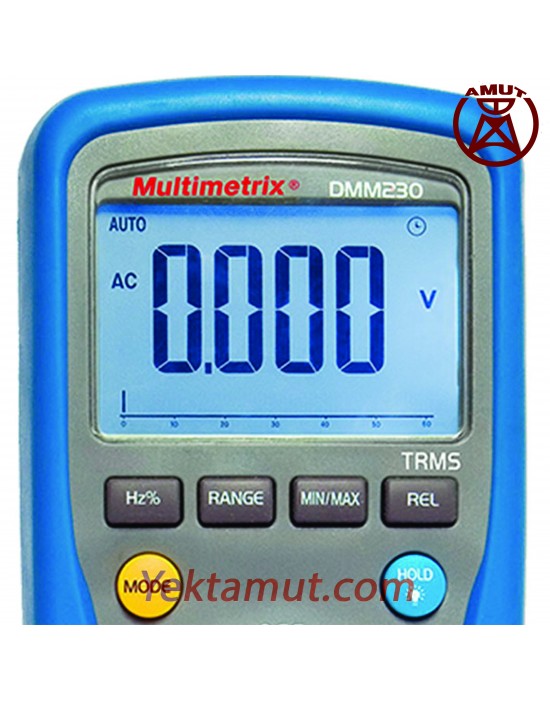 مولتی‌متر  پرتابل صنعتی مدل DMM230 مولتی‌متریکس