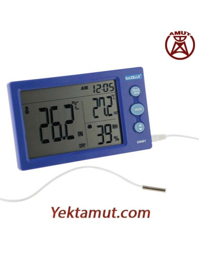 دماسنج رطوبت سنج دیجیتال مدل G9401 گازل