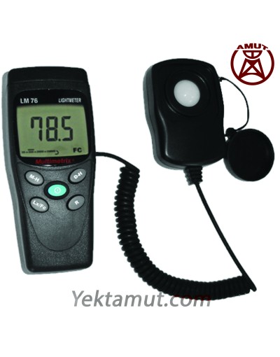 لوکس متر مدل LM76 دیجیتالی مولتی متریکس  لوکس متر مدل LM76 دیجیتالی مولتی متریکس