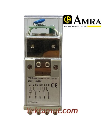 رله کنترل 4 کنتاکت مدل OKSFCE10-C110A برند Amra