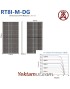 پنل خورشیدی 590 وات بایفشیال TOPCon مدل RT8I-M-DG-590 برند Restar Solar  پنل خورشیدی 590 وات بایفشیال TOPCon مدل RT8I-M-DG-590 برند Restar Solar