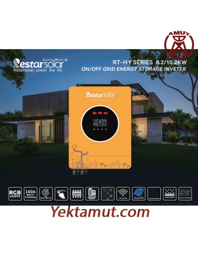 اینورتر مدل RT-HY10.2KW برند Restar Solar