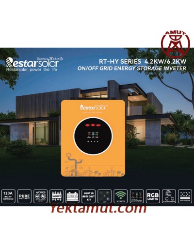 اینورتر مدل RT-HY6.2KW برند Restar Solar