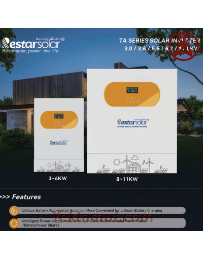 سانورتر 11 کیلووات مدل RT-TA-11KW برند Restar Solar سانورتر 11 کیلووات مدل RT-TA-11KW برند Restar Solar