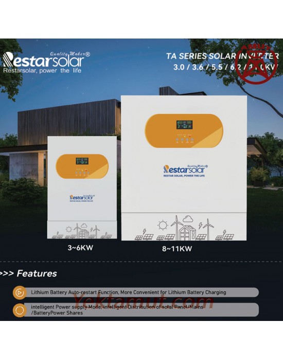 سانورتر 11 کیلووات مدل RT-TA-11KW برند Restar Solar سانورتر 11 کیلووات مدل RT-TA-11KW برند Restar Solar